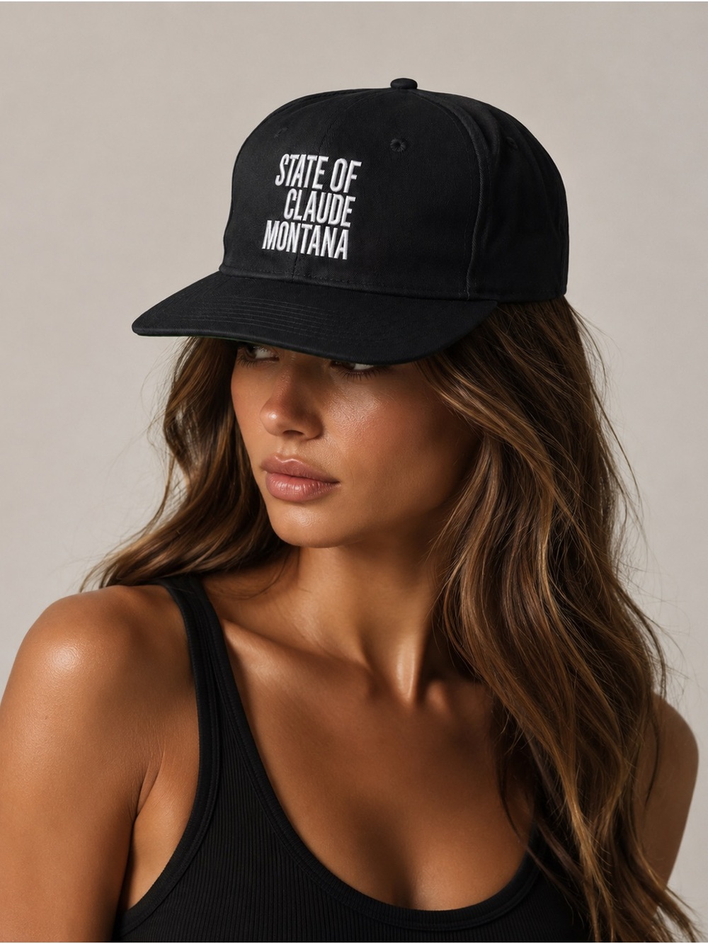 "STATE OF CLAUDE MONTANA" Unisex Baseball Hat NWOT
